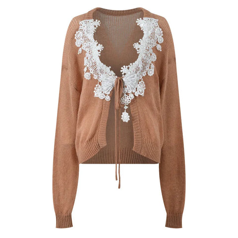 Radiant Knit Ruffle Two-Piece Set