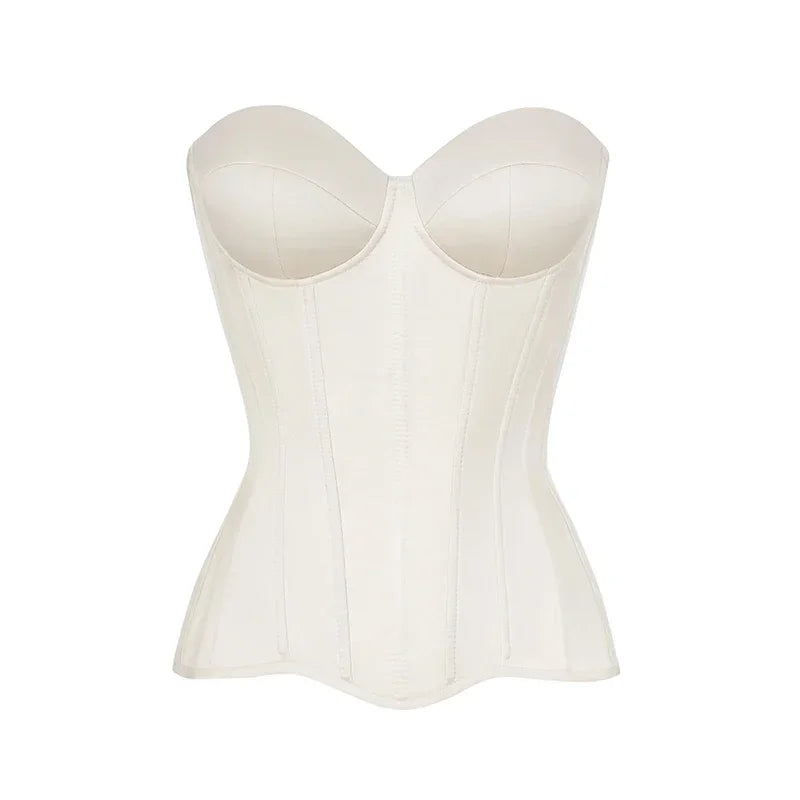 Confident Strapless Cropped Top
