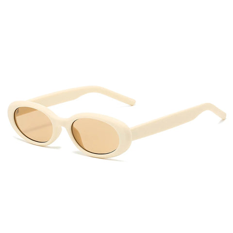 Audacious Leopard Oval Sunglasses