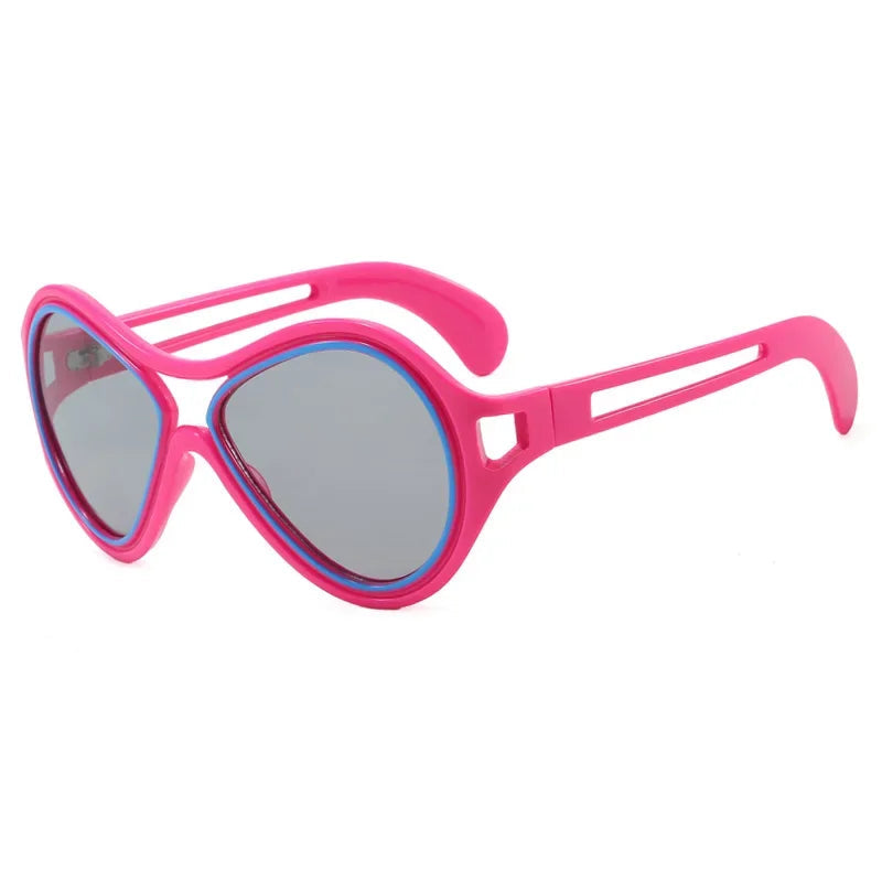 Free Spirit Plastic Oversized Sunglasses
