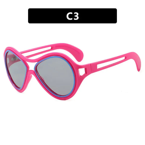 Free Spirit Plastic Oversized Sunglasses