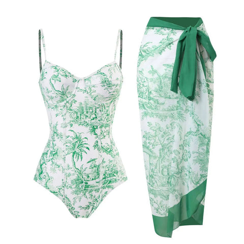 Sovereign Printed Wrap Bikini Set