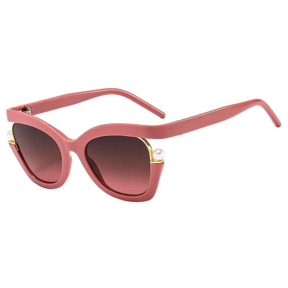 Radiant Pearl Cat Eye Sunglasses