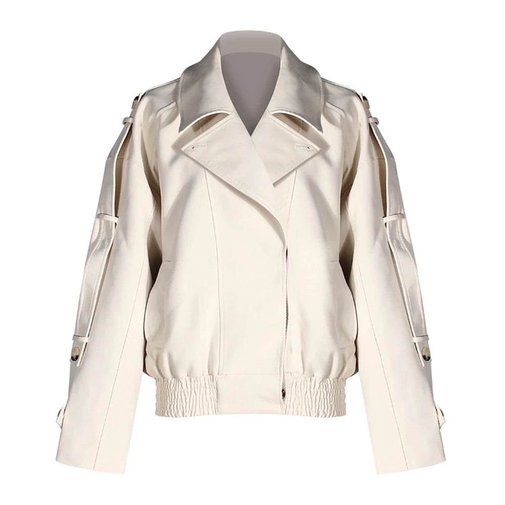 Confident Asymmetrical Button Jacket