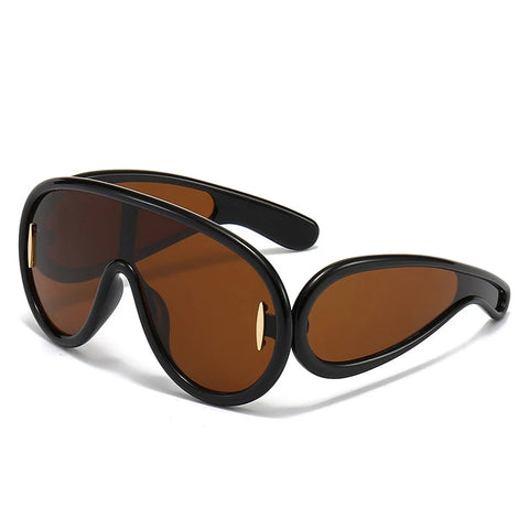 Daring Oversized Wave Sunglasses