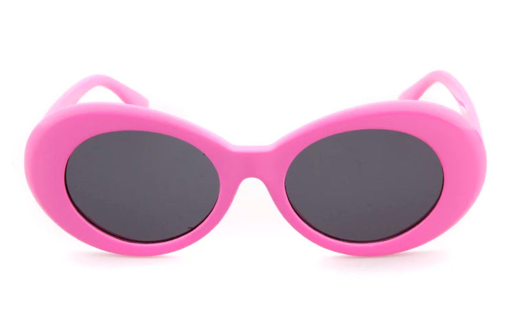 Daring Leopard Oval Sunglasses