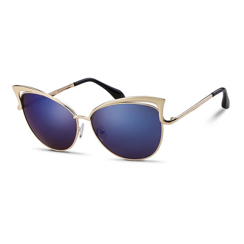 Radiant Gold Cat Eye Sunglasses
