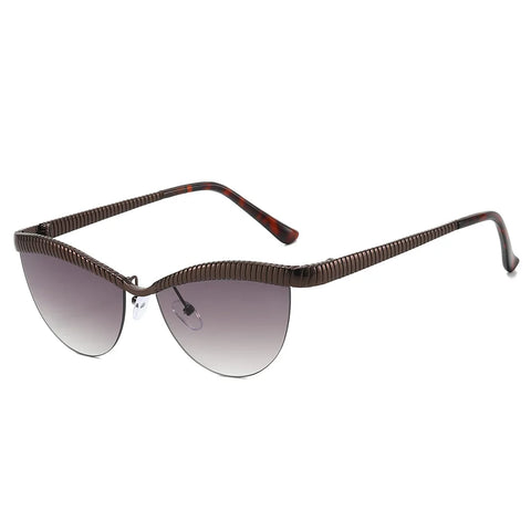 Fierce Gold Cat Eye Sunglasses