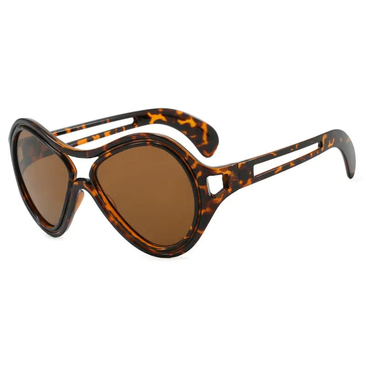 Free Spirit Plastic Oversized Sunglasses