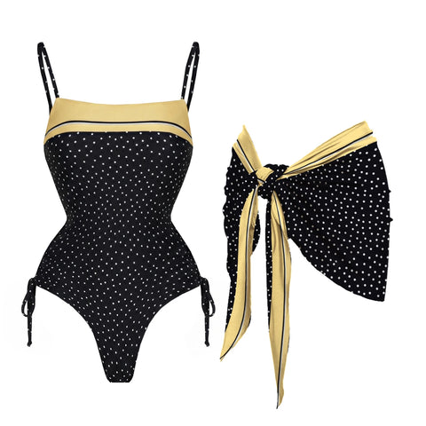 Radiant Polka Dot Bikini Set