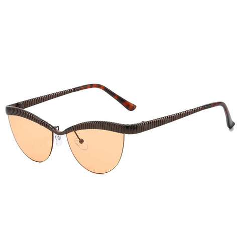 Fierce Gold Cat Eye Sunglasses