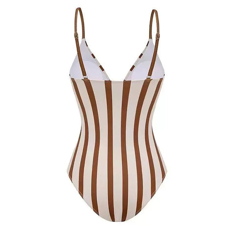 Radiant Striped One-Piece Swimsuit
