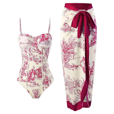 Sovereign Printed Wrap Bikini Set
