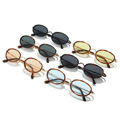 Confident Oval Resin Sunglasses