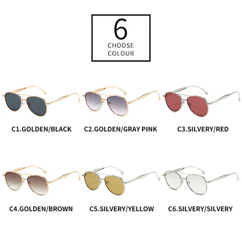 Adventurous Metal Pilot Sunglasses