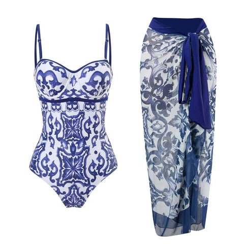 Sovereign Printed Wrap Bikini Set