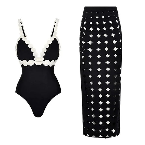 Confident Laser Cut Bikini Set