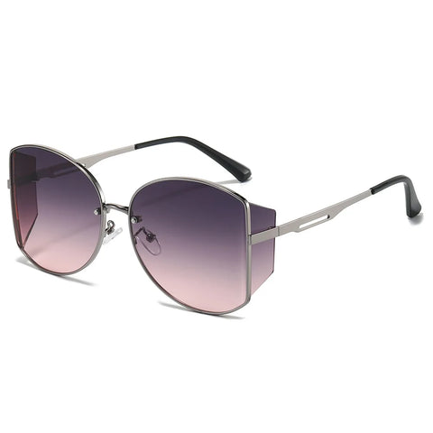 Invincible Gold Large Frame Sunglasses