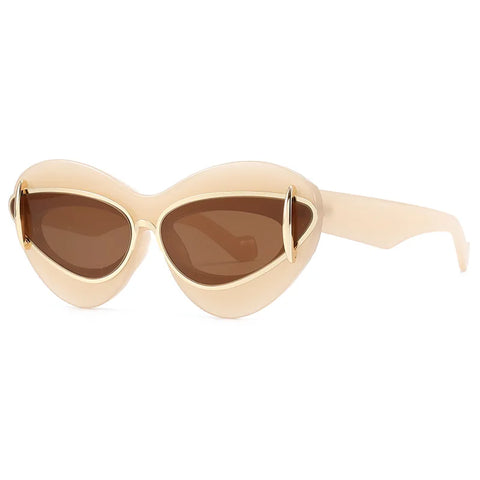 Audacious Vintage Cat Eye Sunglasses