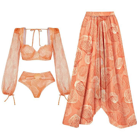 Boundless Shell Print Bikini Set