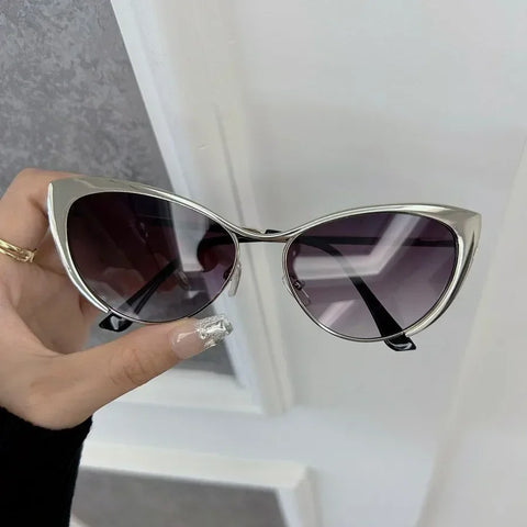 Radiant Gold Cat Eye Sunglasses