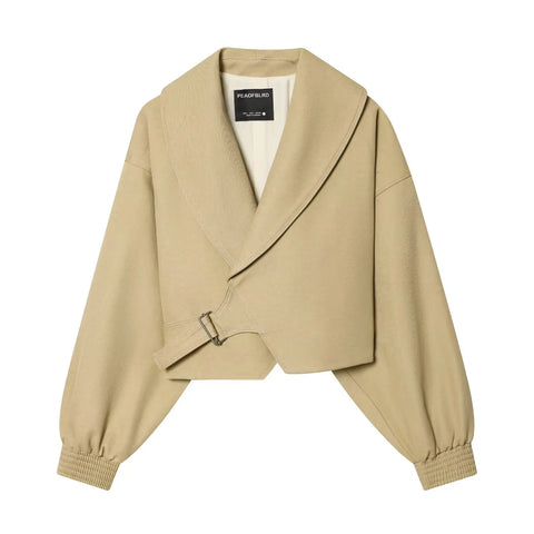 Confident Batwing Cropped Jacket