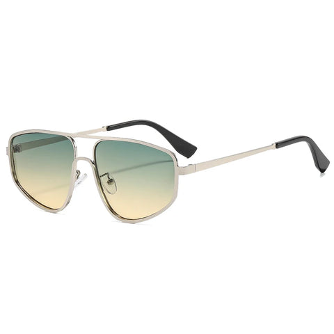 Daring Gold Metal Cat Eye Sunglasses