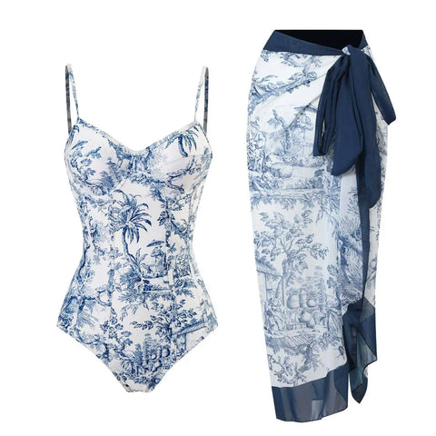 Sovereign Printed Wrap Bikini Set