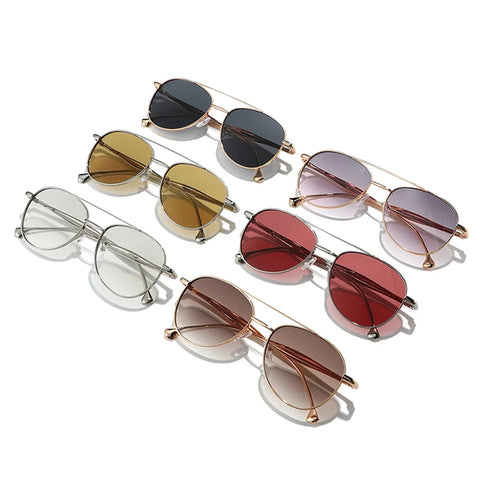 Adventurous Metal Pilot Sunglasses