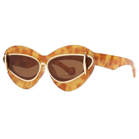 Audacious Vintage Cat Eye Sunglasses