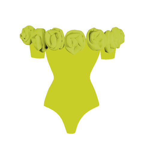 Radiant Ruffle Floral One-Piece Swimsuit