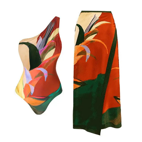 Wanderlust Abstract Floral Bikini Set