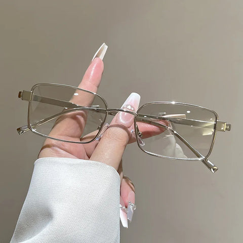 Daring Gold Rectangle Sunglasses