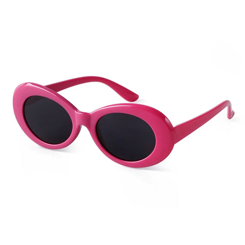 Daring Leopard Oval Sunglasses