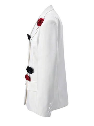 Audacious Floral Detail Blazer