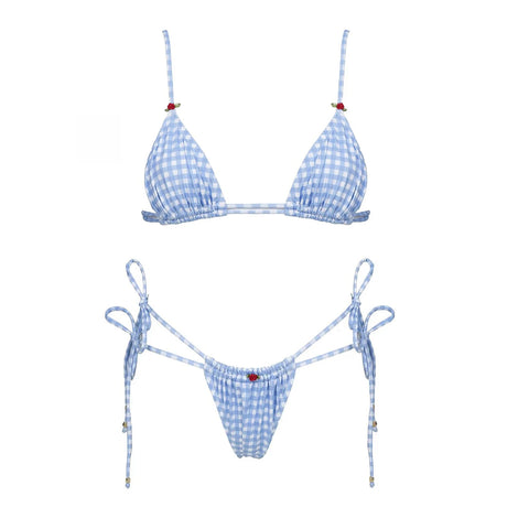Radiant Striped Push Up Bikini