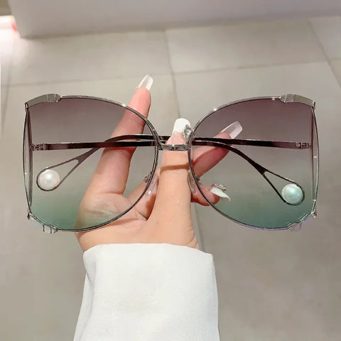 Divine Oversized Pearl Sunglasses