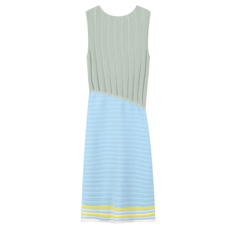 Sovereign Stripe Spliced Mini Dress