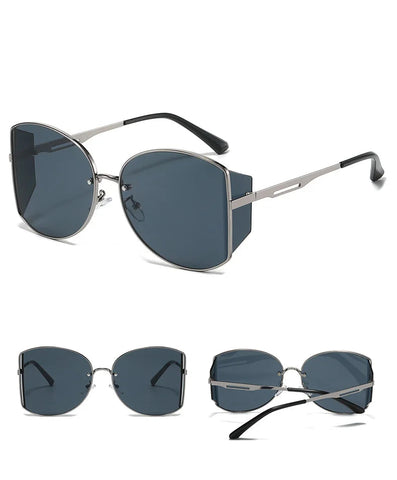 Invincible Gold Large Frame Sunglasses