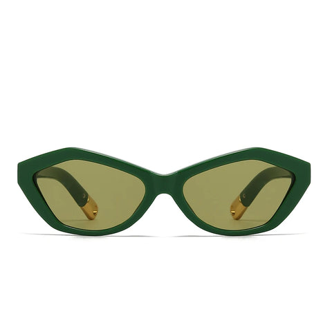Daring Cat-Eye Geometric Sunglasses