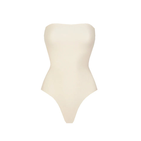 Radiant Strapless Solid Swimsuit Set
