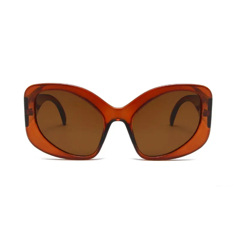 Daring Oversized Plastic Sunglasses