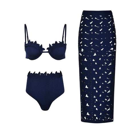 Confident Laser Cut Bikini Set