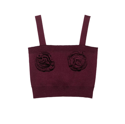 Abundant Jacquard Knitted Shorts Set