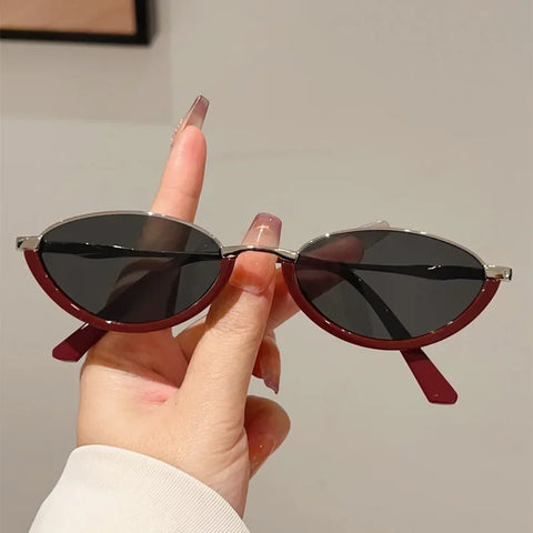 Confident Metal Cat Eye Sunglasses