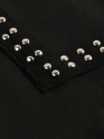 Audacious Rivet Irregular Jacket