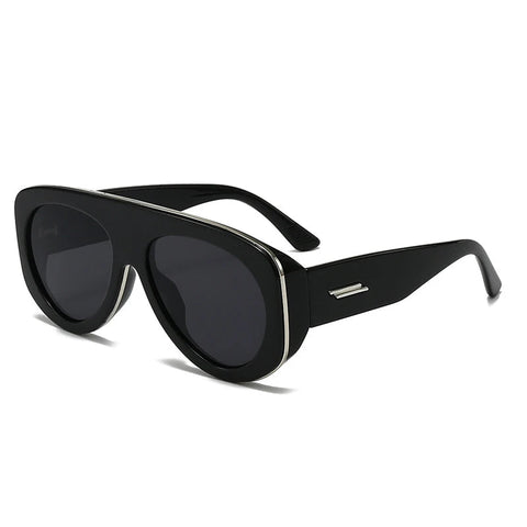 Audacious Oversized Pilot Sunglasses