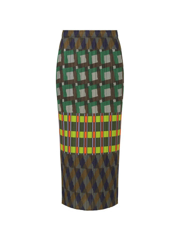 Final Sale Geometric Midi Skirt