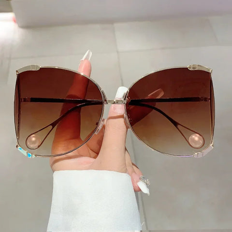 Divine Oversized Pearl Sunglasses