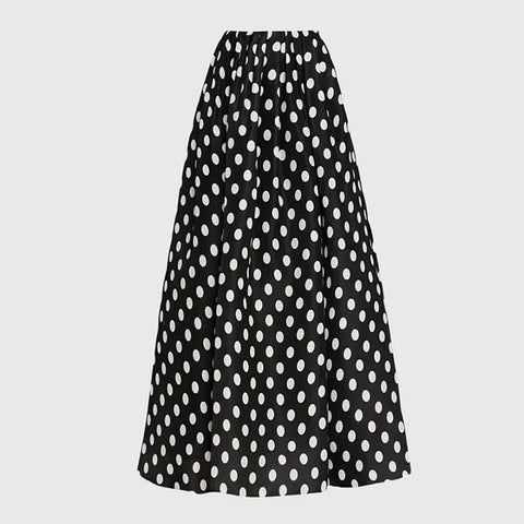 Confident Polka Dot Ruffle Bikini Set